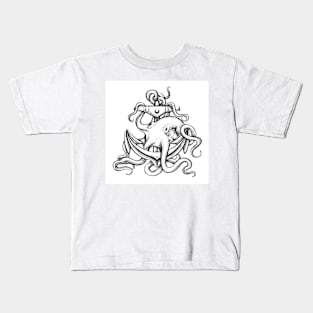 Octopus and Anchor Kids T-Shirt